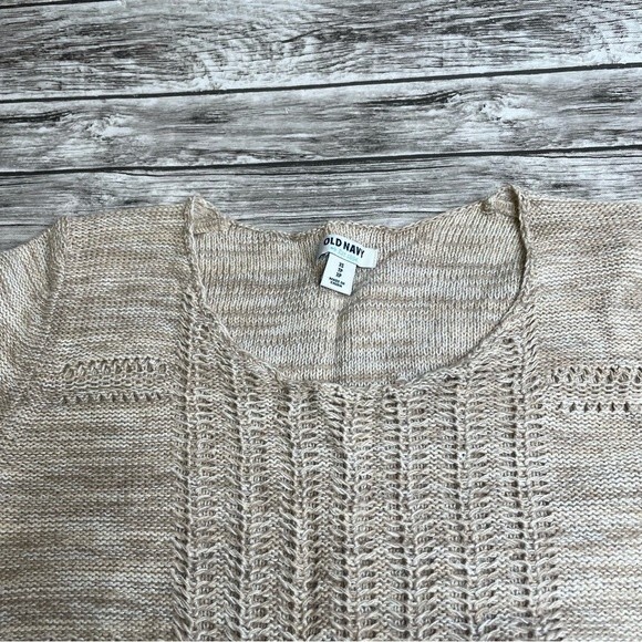 Old Navy Women's 3/4 Length Sleeve Pullover Open Stitch Sweater XS Extra Small - Picture 4 of 9